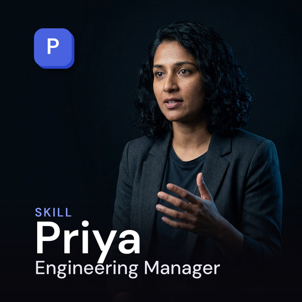 Priya — Engineering Manager AI Skill