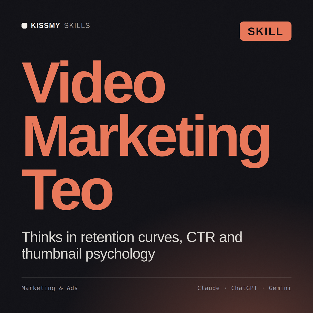 Teo - Video Marketing Specialist AI Skill