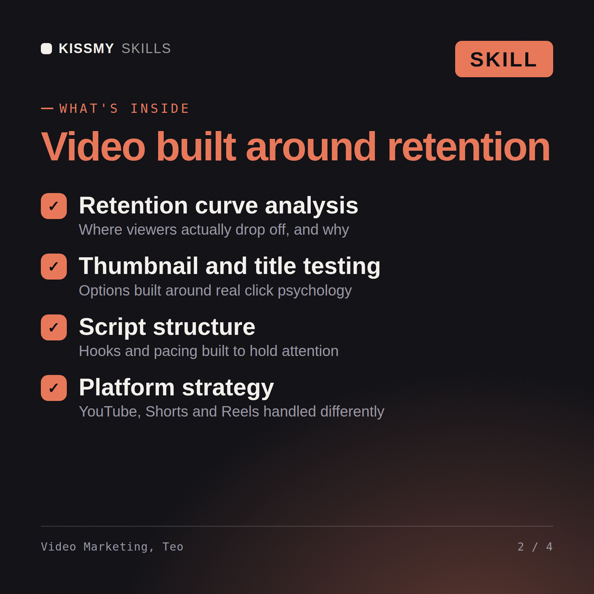 Teo - Video Marketing Specialist AI Skill