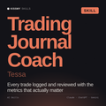 Trading Journal Coach, Tessa AI skill by KissMySkills, cover