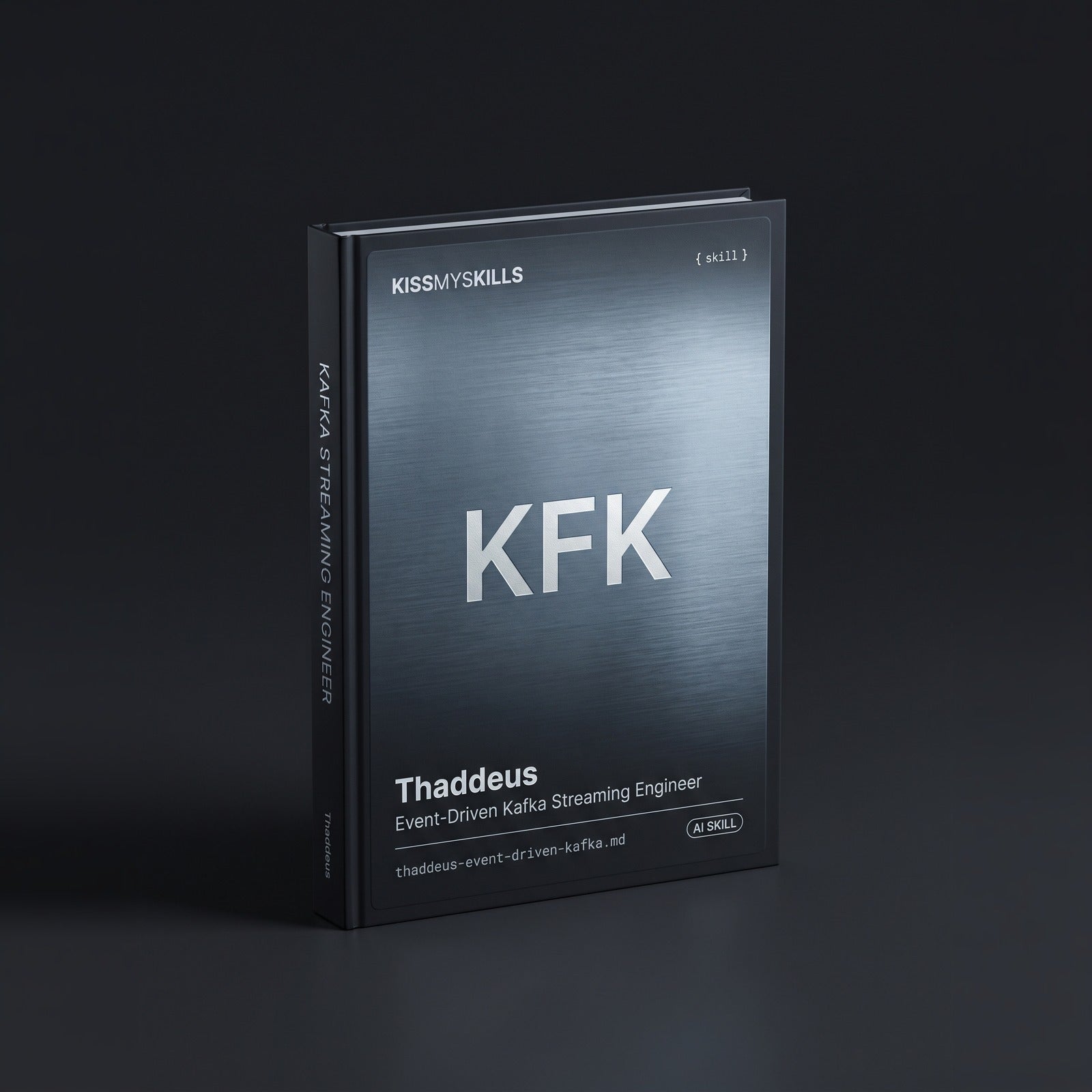 Event-Driven Architecture & Kafka Streaming Engineer Claude skill by KissMySkills, hardcover volume cover