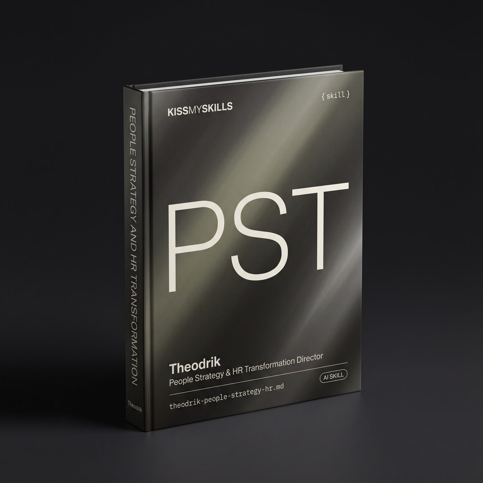 People Strategy & HR Transformation Director Claude skill by KissMySkills, hardcover volume cover