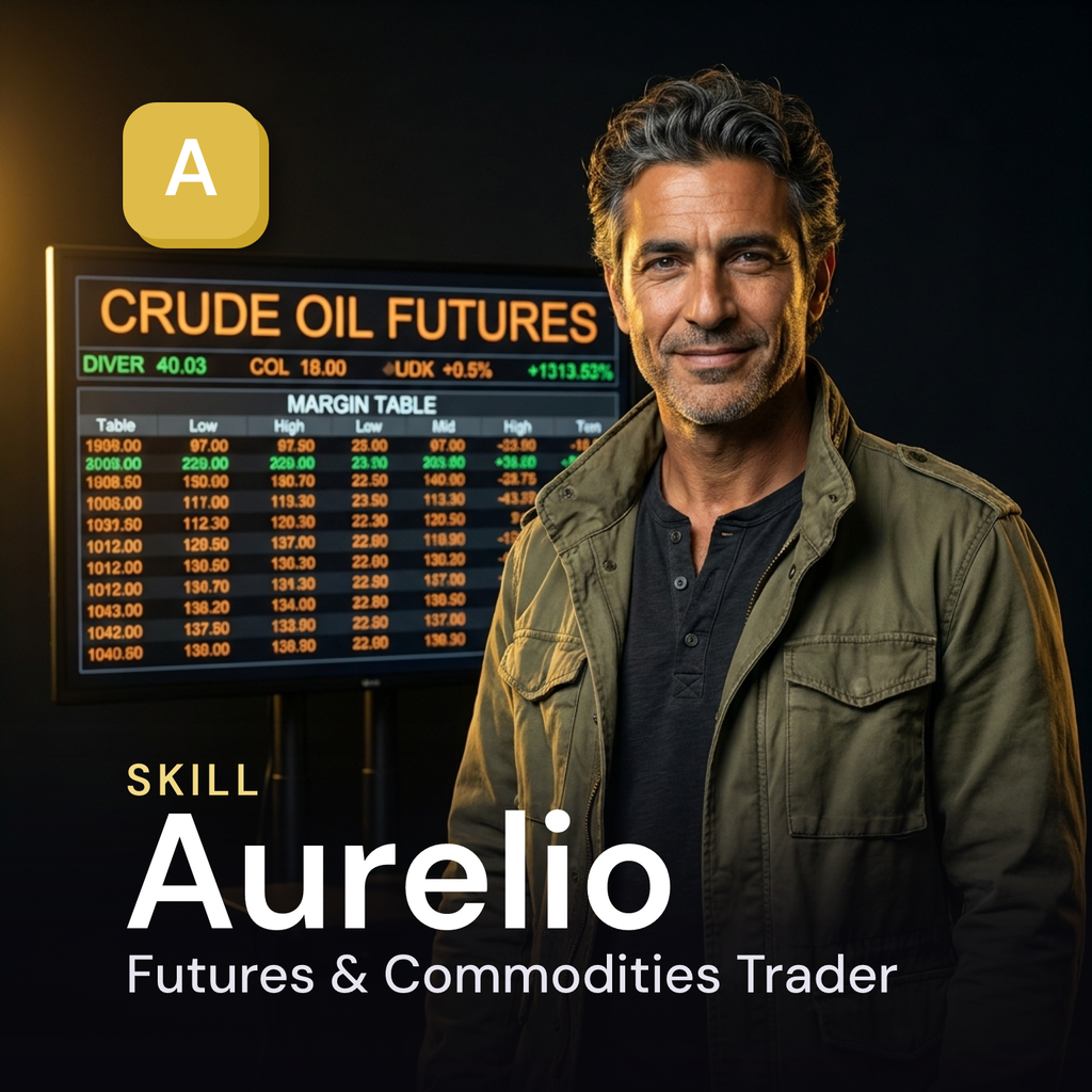 Aurelio — Futures & Commodities Trader AI Skill