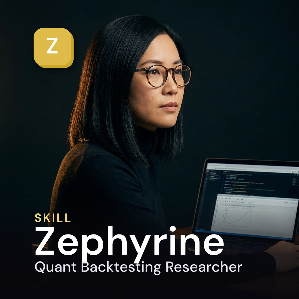 Zephyrine — Quant Backtesting Researcher AI Skill