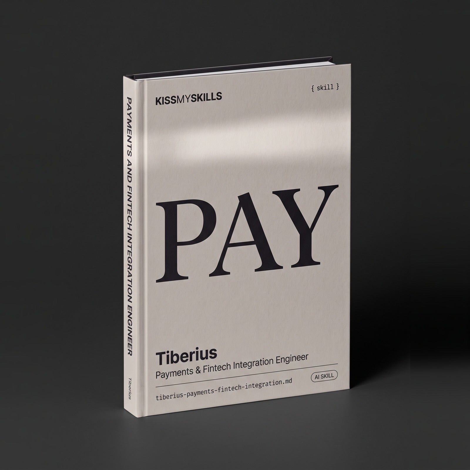 Payments & Fintech Integration Engineer Claude skill by KissMySkills, hardcover volume cover