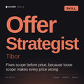 Offer Strategist, Tibor AI skill by KissMySkills, cover