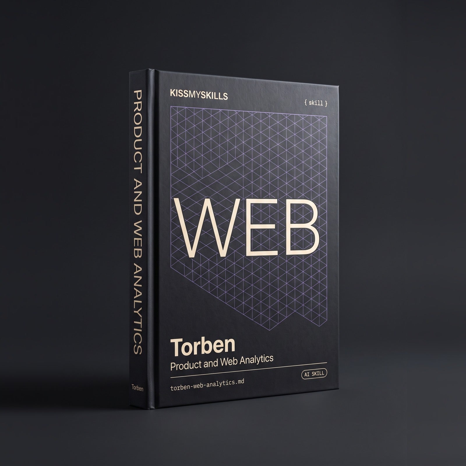 Torben - Product & Web Analytics Specialist Claude skill by KissMySkills, hardcover volume cover