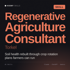 Regenerative Agriculture Consultant, Torkel AI skill by KissMySkills, cover