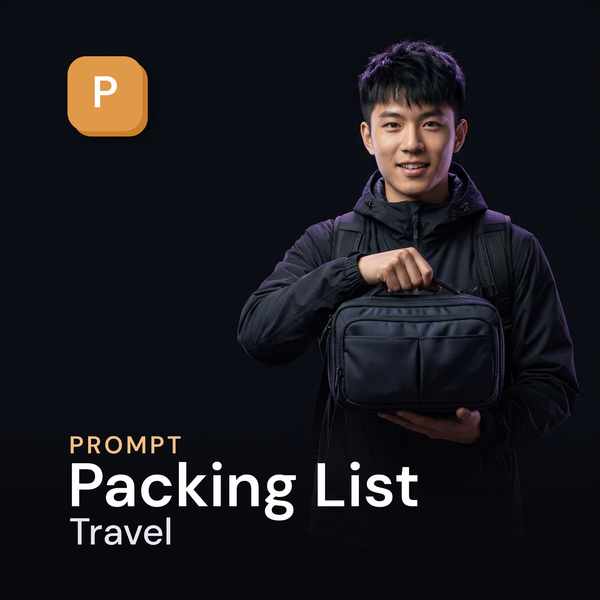 Packing List — Travel Prompt