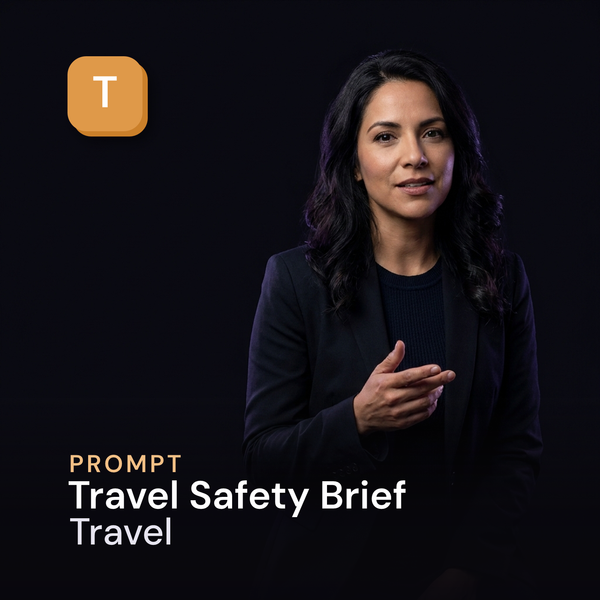 Travel Safety Brief — Travel Prompt