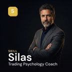 Silas — Trading Psychology Coach AI Skill cover