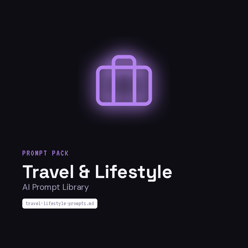 travel-lifestyle-prompt-library