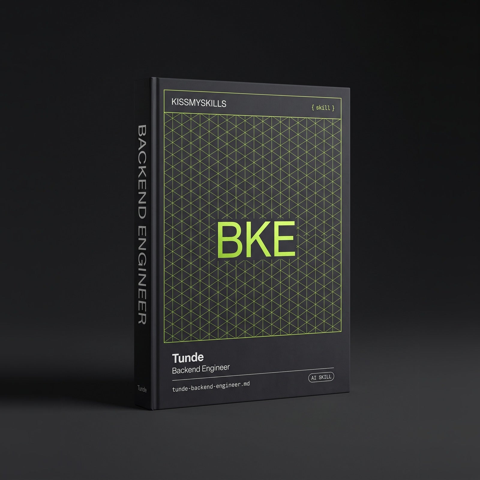 Backend Engineer Claude skill by KissMySkills, hardcover volume cover