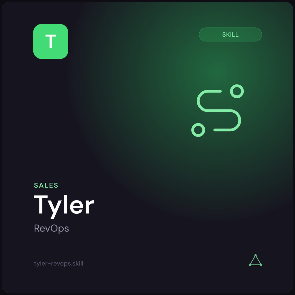 Tyler — RevOps AI Skill preview 3