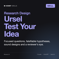 Ursel - Research Hypothesis & Thinking Partner AI skill by KissMySkills, cover