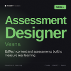 Assessment Designer, Vesna AI skill by KissMySkills, cover