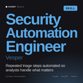 Security Automation Engineer, Vesper AI skill by KissMySkills, cover