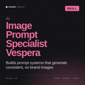 AI Image Prompt Specialist, Vespera AI skill by KissMySkills, cover