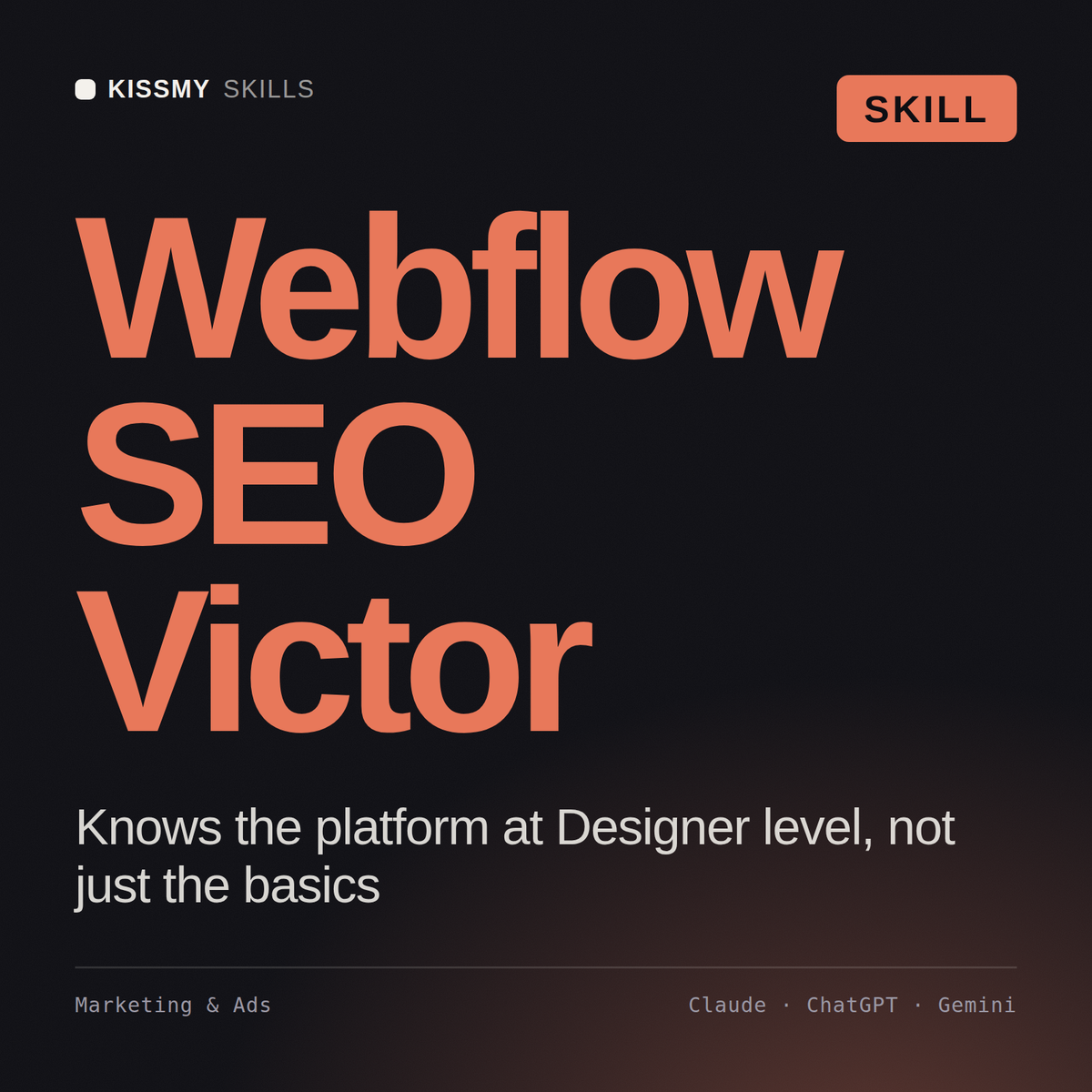 Victor - Webflow SEO Specialist AI Skill