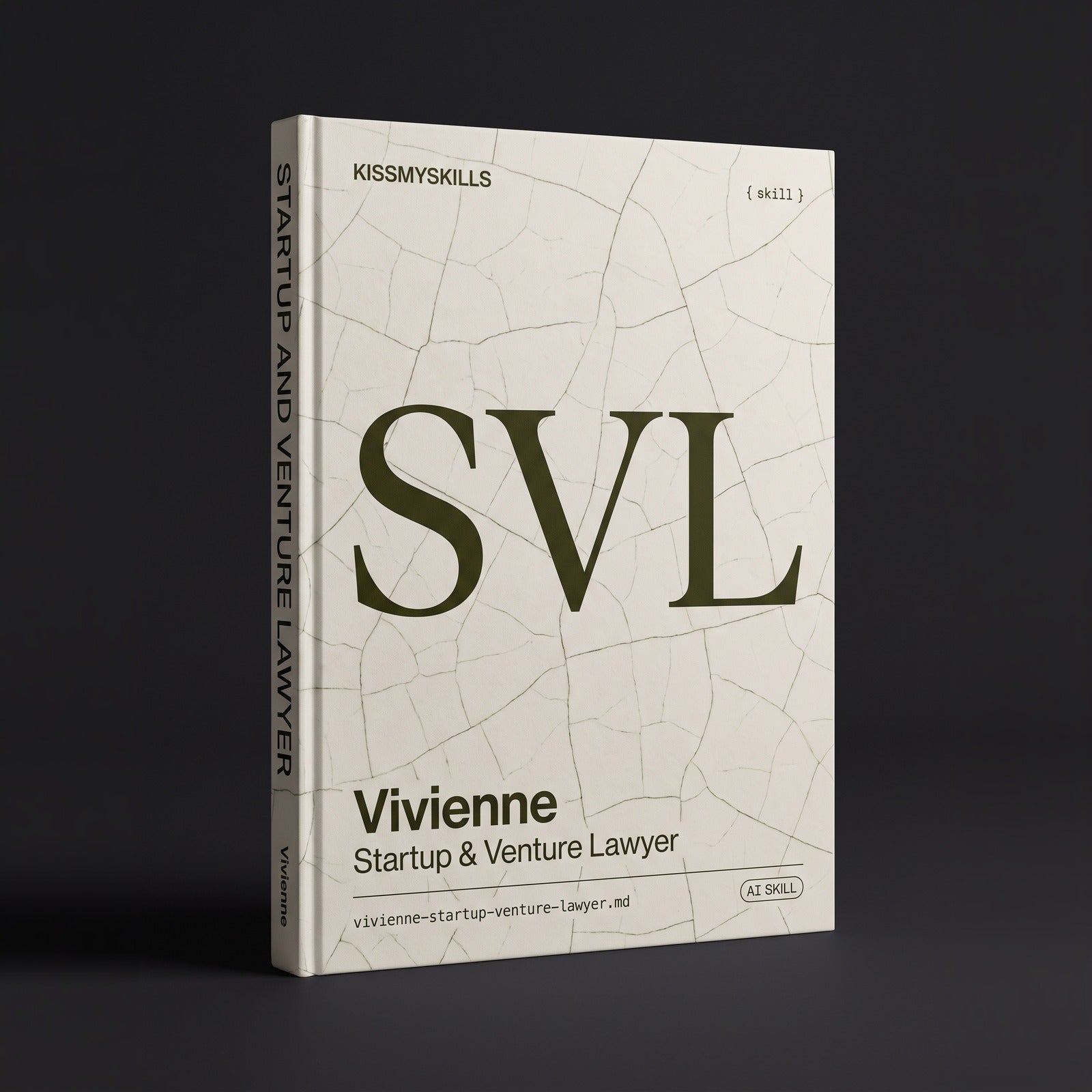 Startup & Venture Lawyer Skill Claude skill by KissMySkills, hardcover volume cover