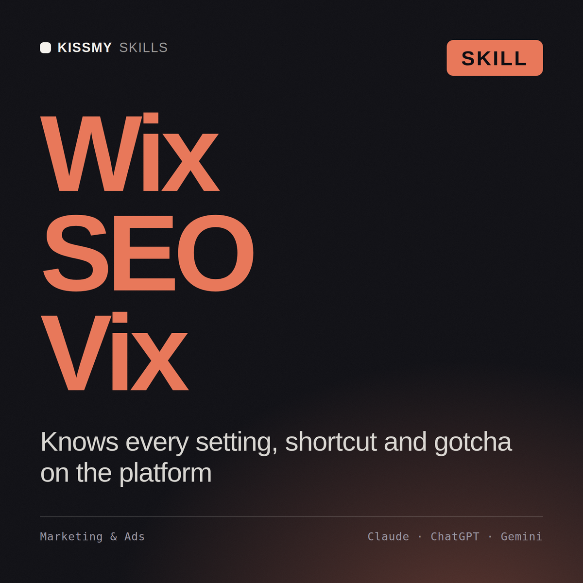 Vix - Wix SEO Specialist AI Skill