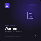 Warren - QuickBooks AP Automation AI Skill cover