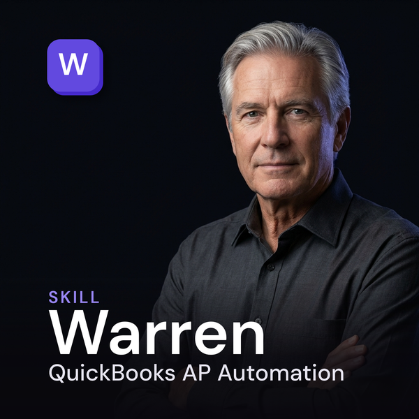 Warren — QuickBooks AP Automation AI Skill