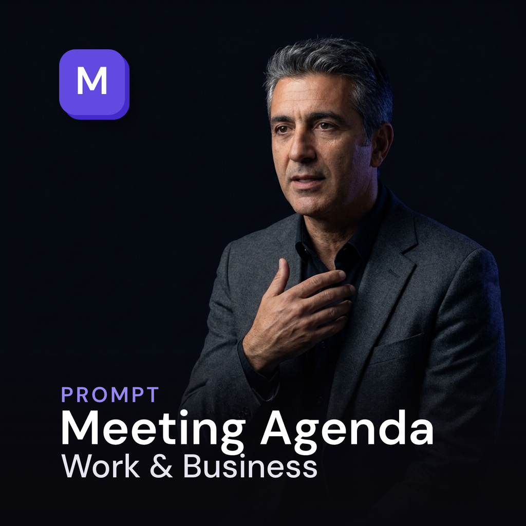 Meeting Agenda — Work & Business Prompt