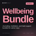 Wellbeing Bundle AI bundle by KissMySkills, cover