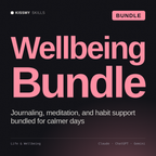 Wellbeing Bundle AI bundle by KissMySkills, cover