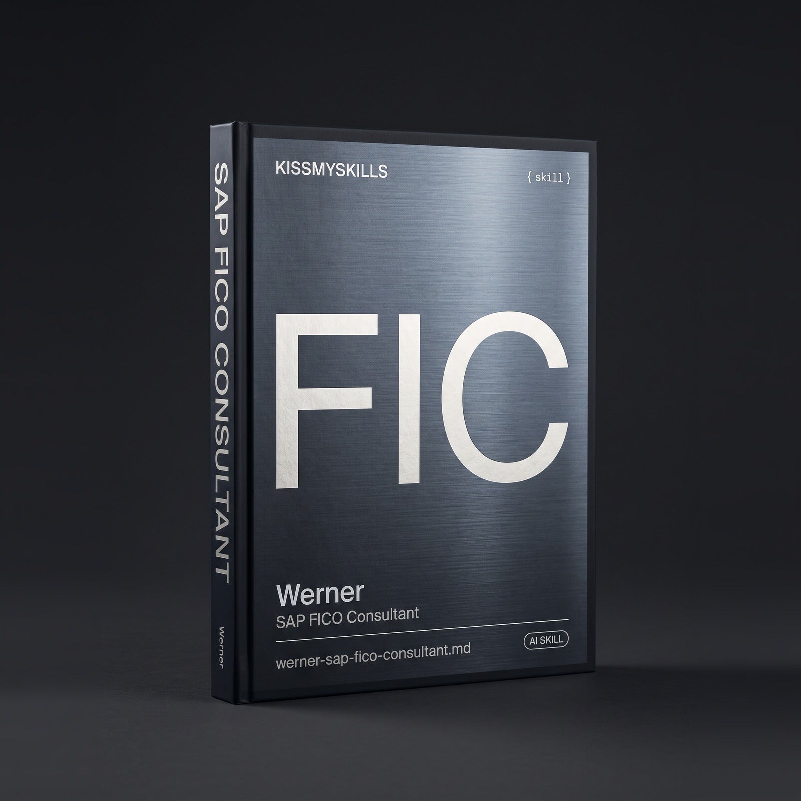 SAP FICO Consultant Claude skill by KissMySkills, hardcover volume cover