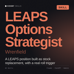 LEAPS Options Strategist, Wrenfield AI skill by KissMySkills, cover