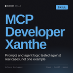 MCP Developer, Xanthe AI skill by KissMySkills, cover