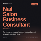 Nail Salon Business Consultant, Ximena AI skill by KissMySkills, cover