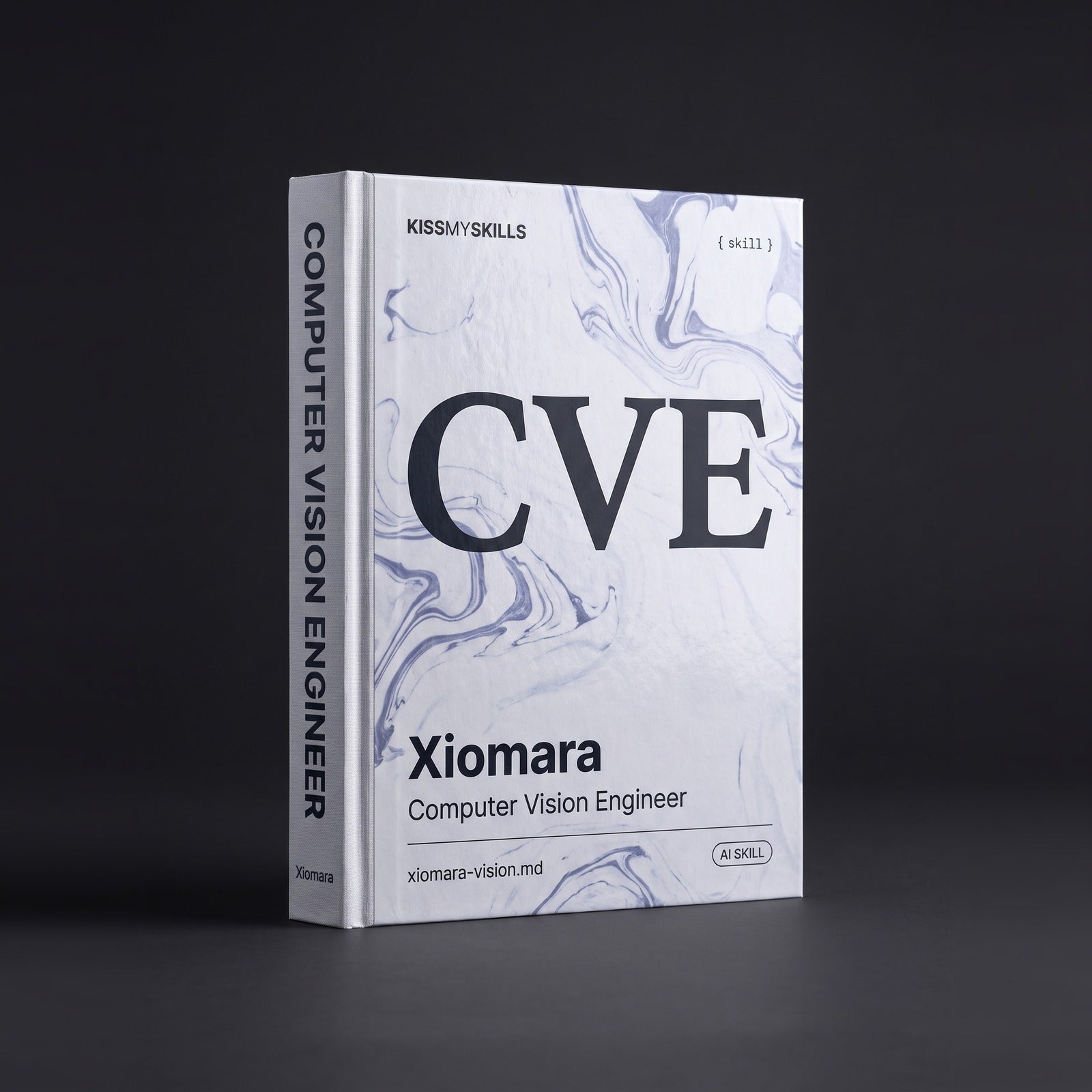Xiomara - Computer Vision Engineer Claude skill by KissMySkills, hardcover volume cover