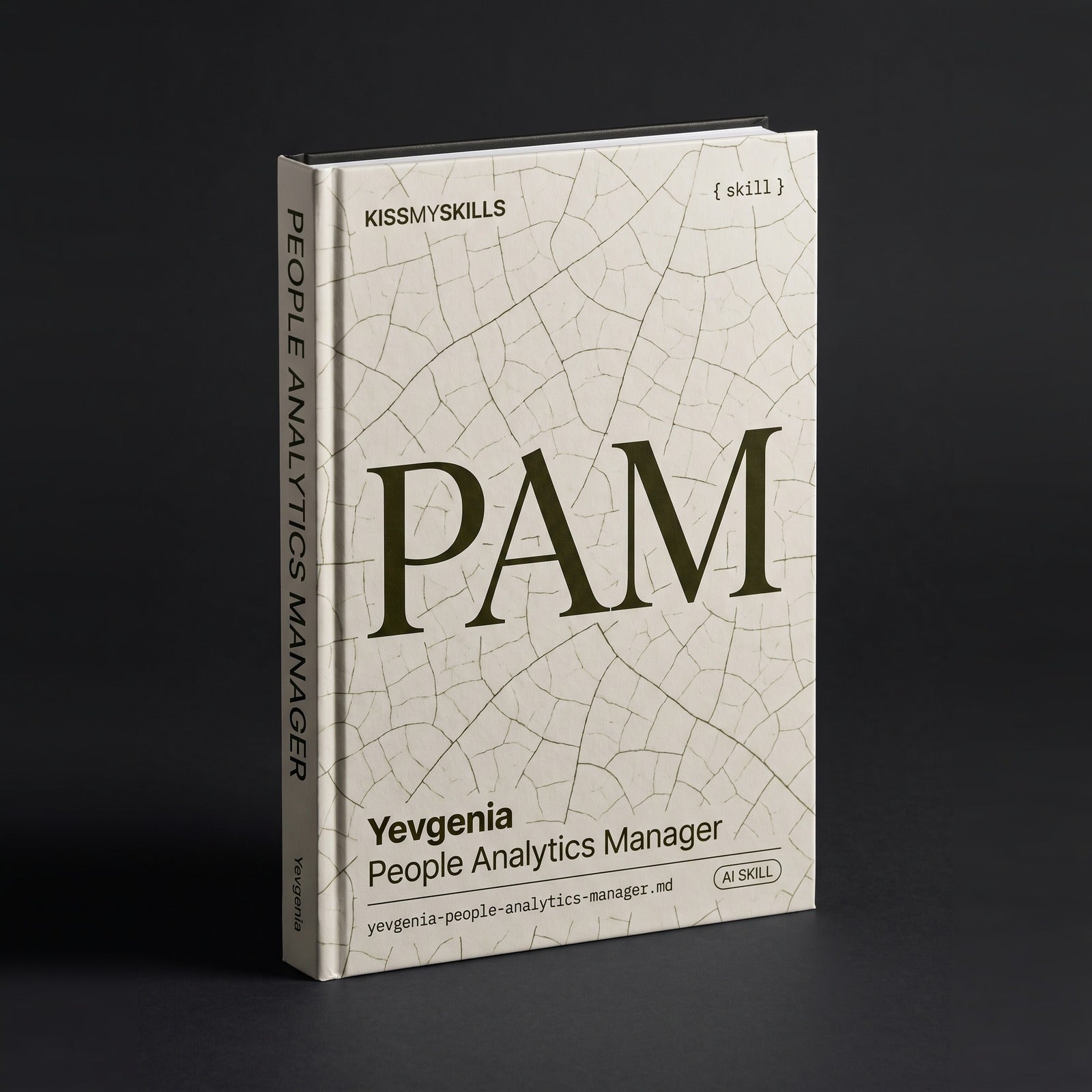 People Analytics Manager Claude skill by KissMySkills, hardcover volume cover