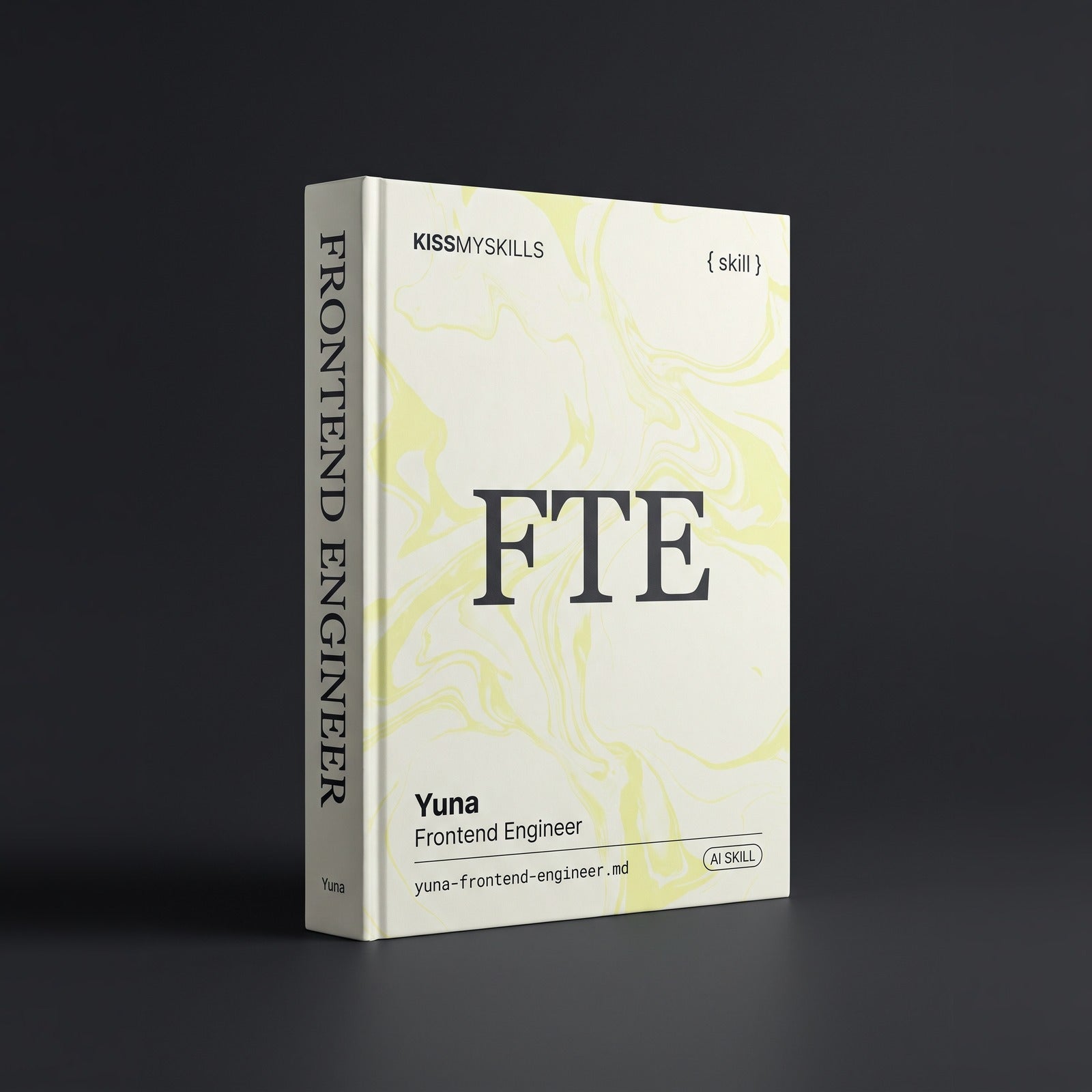Frontend Engineer Claude skill by KissMySkills, hardcover volume cover
