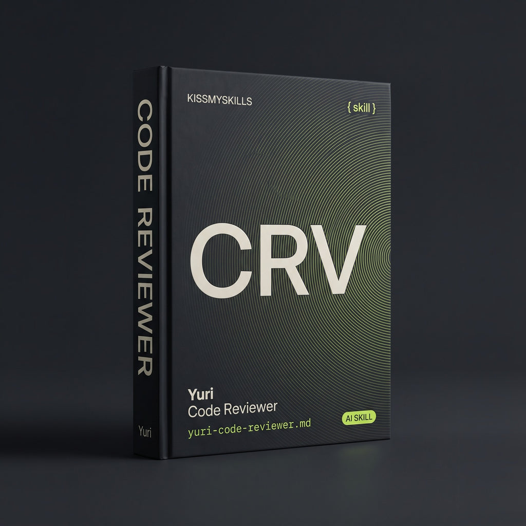 Code Reviewer Claude skill by KissMySkills, hardcover volume cover