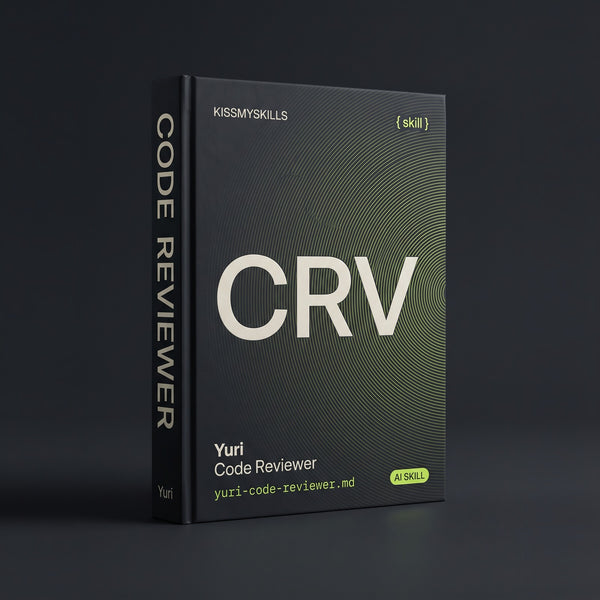 Code Reviewer Claude skill by KissMySkills, hardcover volume cover