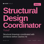 Structural Design Coordinator, Yusuf AI skill by KissMySkills, cover