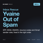 Yvaine - Email Deliverability Specialist AI skill by KissMySkills, cover